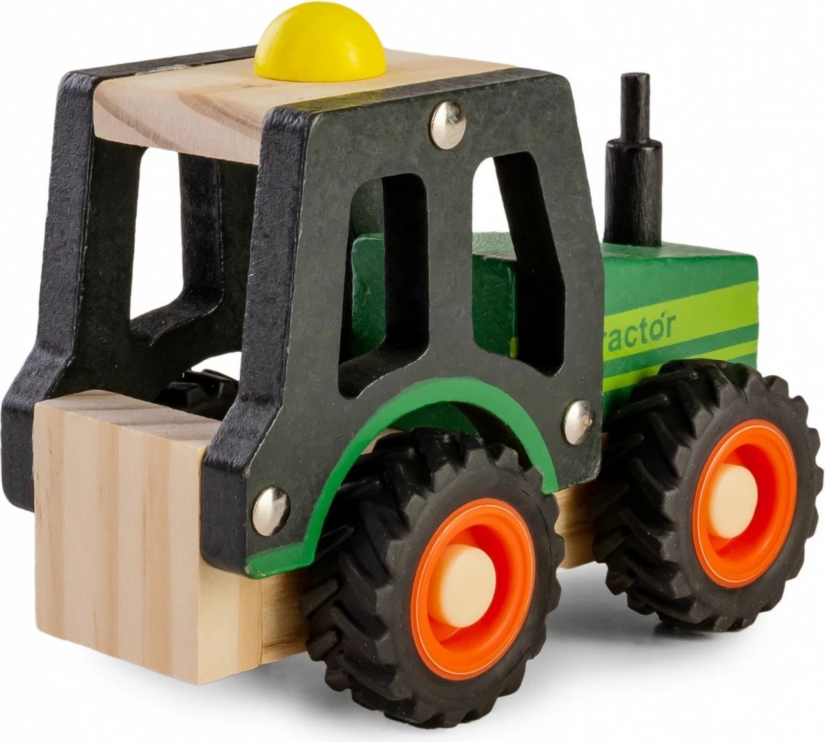 Traktor lodër prej druri Daffi D-133, shumëngjyrësh