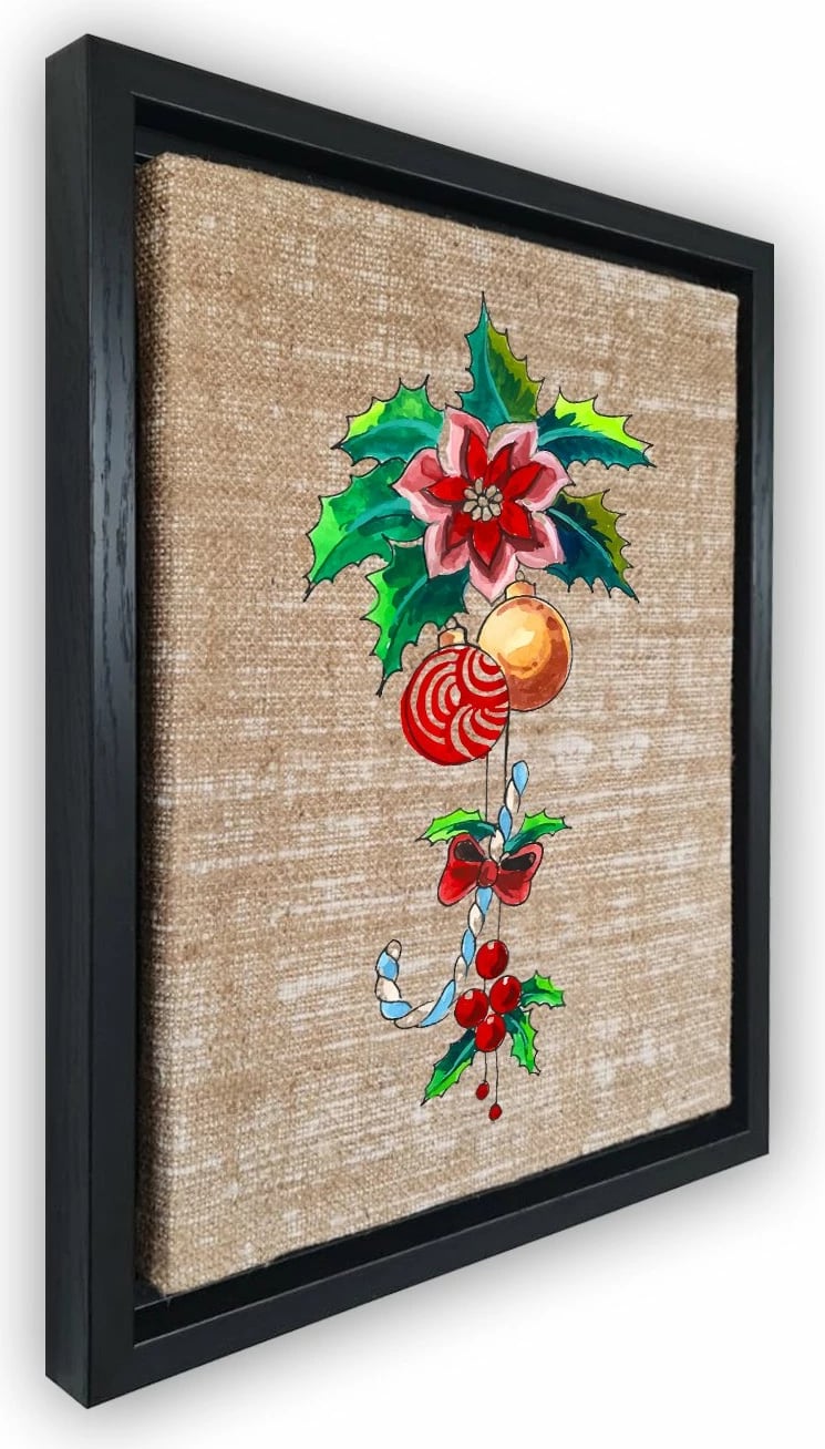 Pikturë dekorative në kanavacë me kornizë, shumëngjyrëshe, Wallity, LSJ400749_3646, 36x46cm