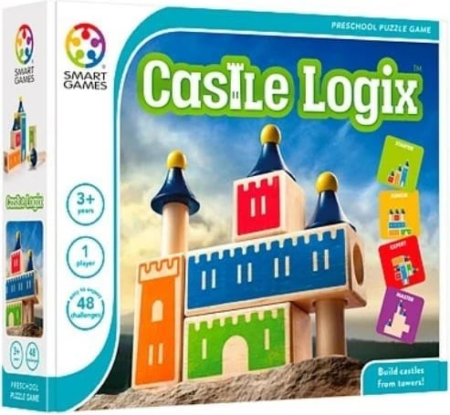 Lojë logjike Smart Games Castle Logix, për fëmijë, shumëngjyrëshe