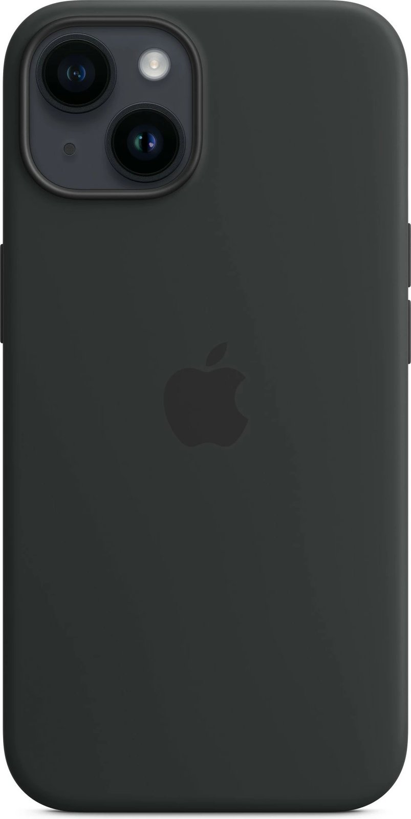 Mbështjellës silikon për iPhone 14 Apple, MagSafe, Ngjyrë e zezë