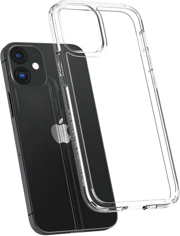 Mbështjellës Spigen Ultra Hybrid për iPhone 12 mini, Transparent