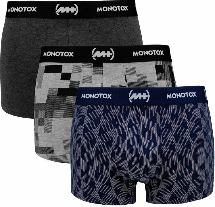 Të brendshme për meshkuj Monotox, shumëngjyrëshe