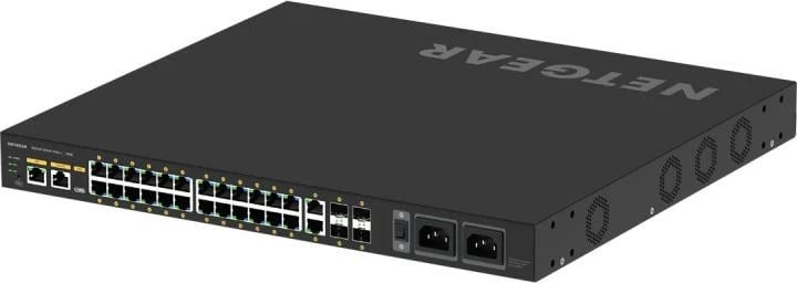 Switch, Netgear, GSM4230UP-100EUS, 24 porta 1Gbps, e zezë