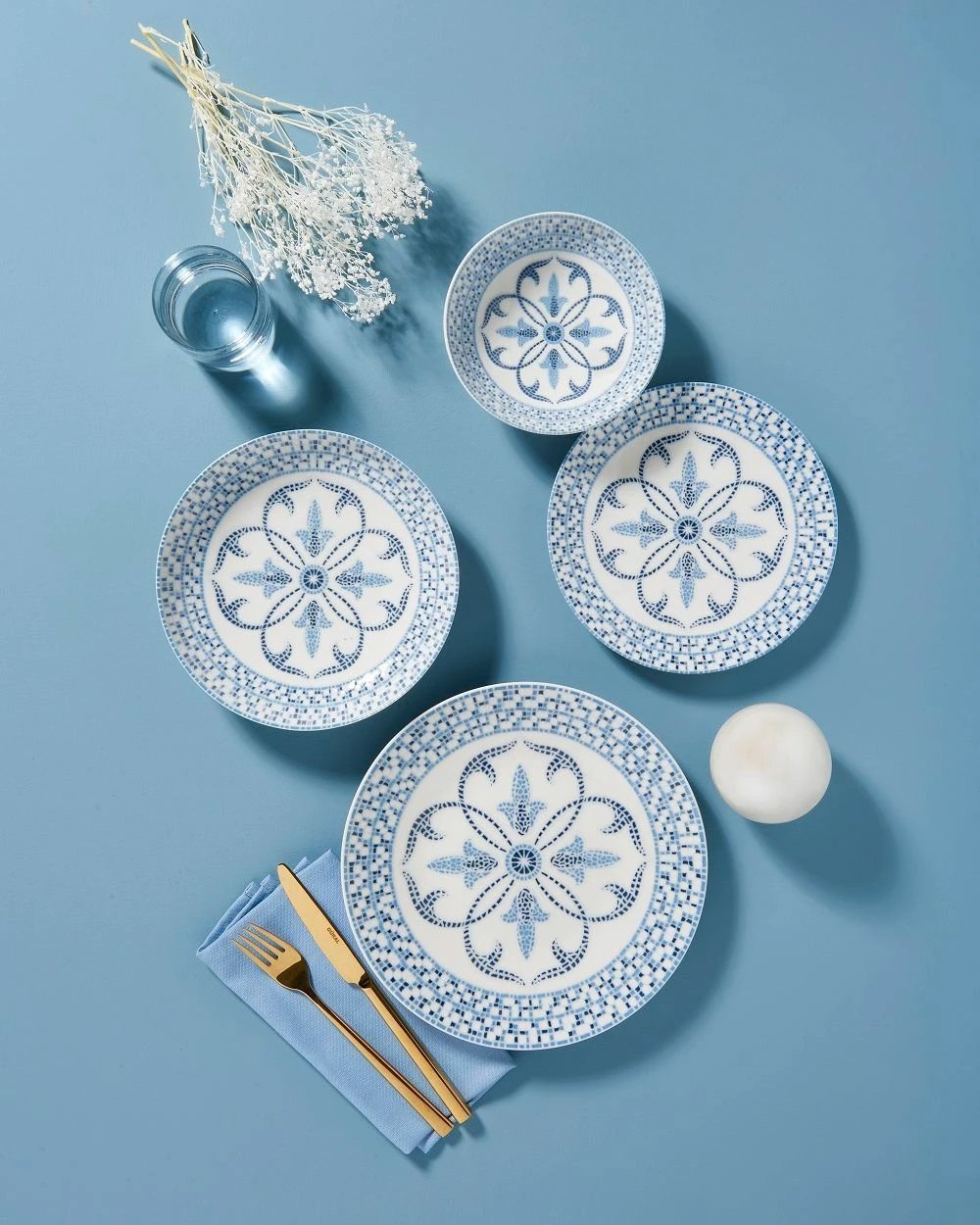 Set enësh për drekë (24 copë), Hermia, RGBSATN24Y4R22761