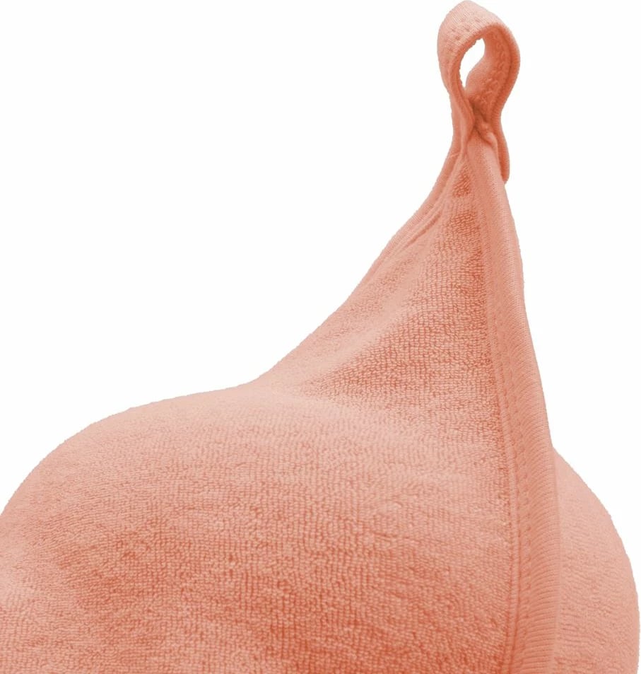 peshqir bebe me kapuç NEW BABY Comfortably 100x100 cm, 100% pambuk, 2 shtresa, rozë