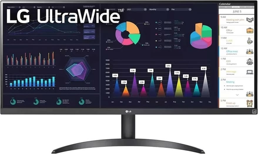 Monitor LG UltraWide 34WQ500-B, 34", UWFHD, 100Hz