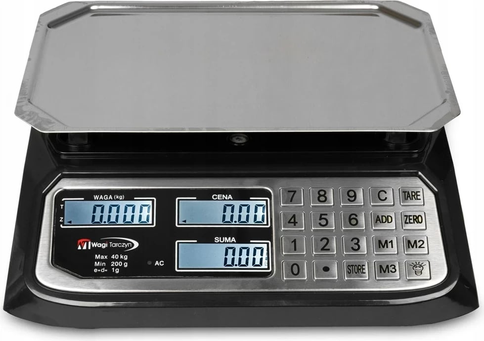 Peshore elektronike Wagi Tarczyn WT-1015, 40 kg, e bardhë