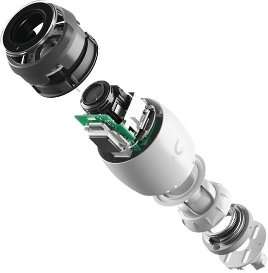 Kamerë IP bullet fikse Ubiquiti UVC-G5-Pro 4K Ultra HD 30fps, 3x zmadhim optik, PoE, IP65, RJ45 100 Mb/s, e bardhë