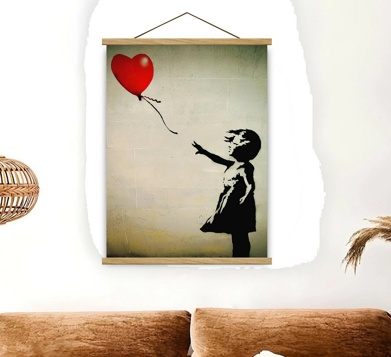 Pikturë dekorative me kornizë, shumëngjyrëshe, MRG50, 50x70cm