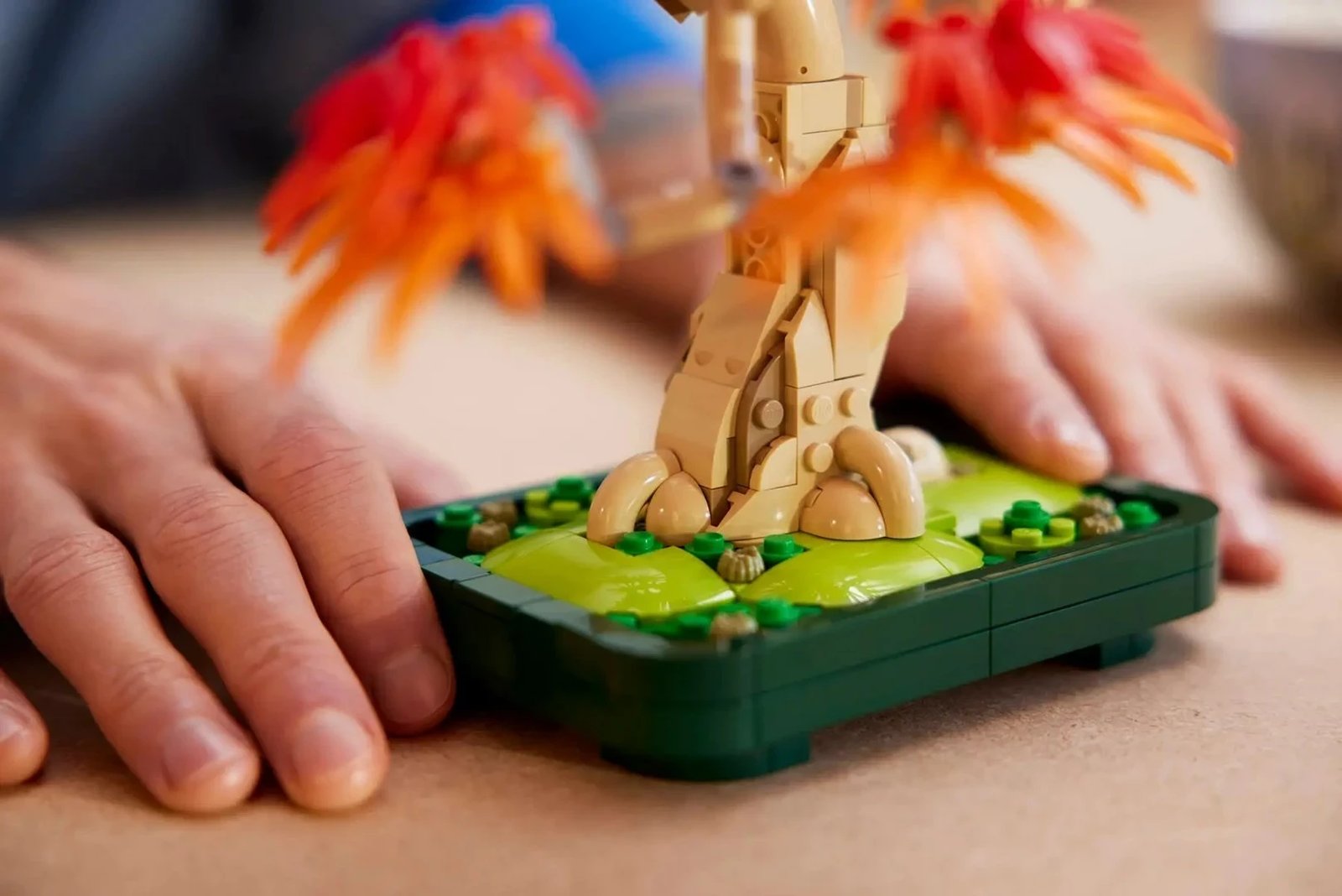 Set LEGO Japanese Red Maple Bonsai Tree 10348, për të rritur, 220mm, e kuqe/portokalli