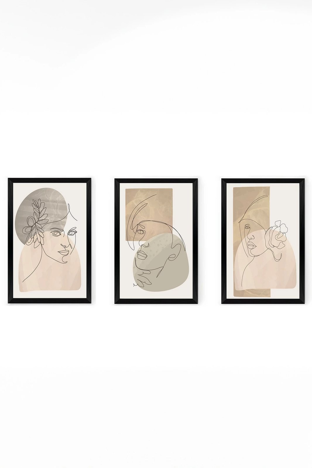 Set pikturash dekorative (3 copë), Wallity, Artsycllct26