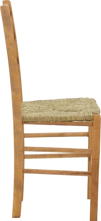 Karrige për kafene me dyshek Marf-Charchie dru ahu i fortë, llak arre, 41x42x92cm