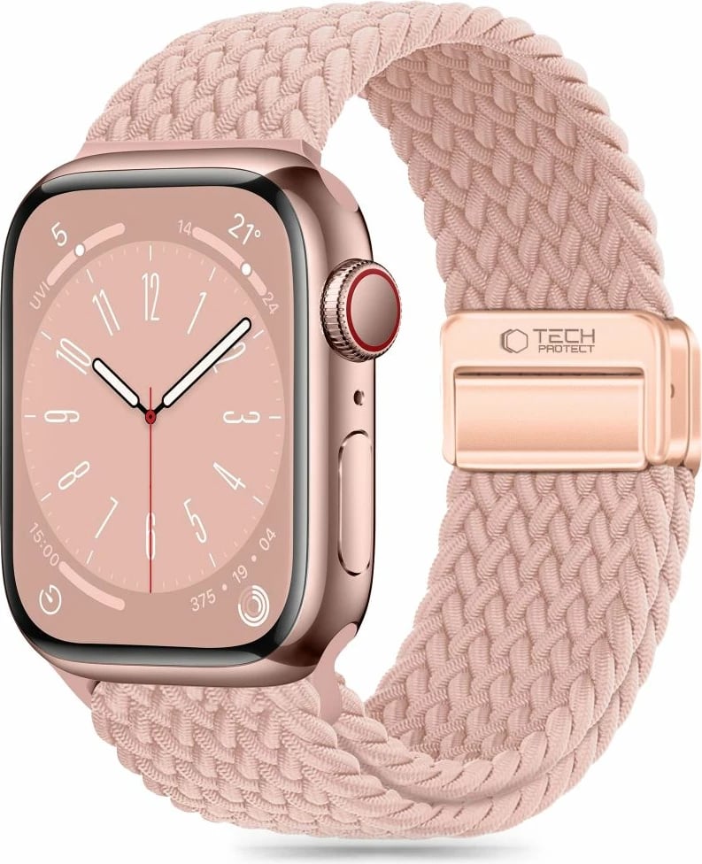 Rrip najloni për Apple Watch Tech-Protect Nylonmag, 42/44/45/49 mm, Rozë