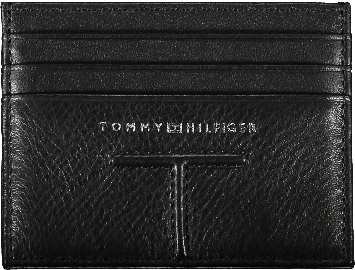 Portofol për meshkuj TOMMY HILFIGER, i zi
