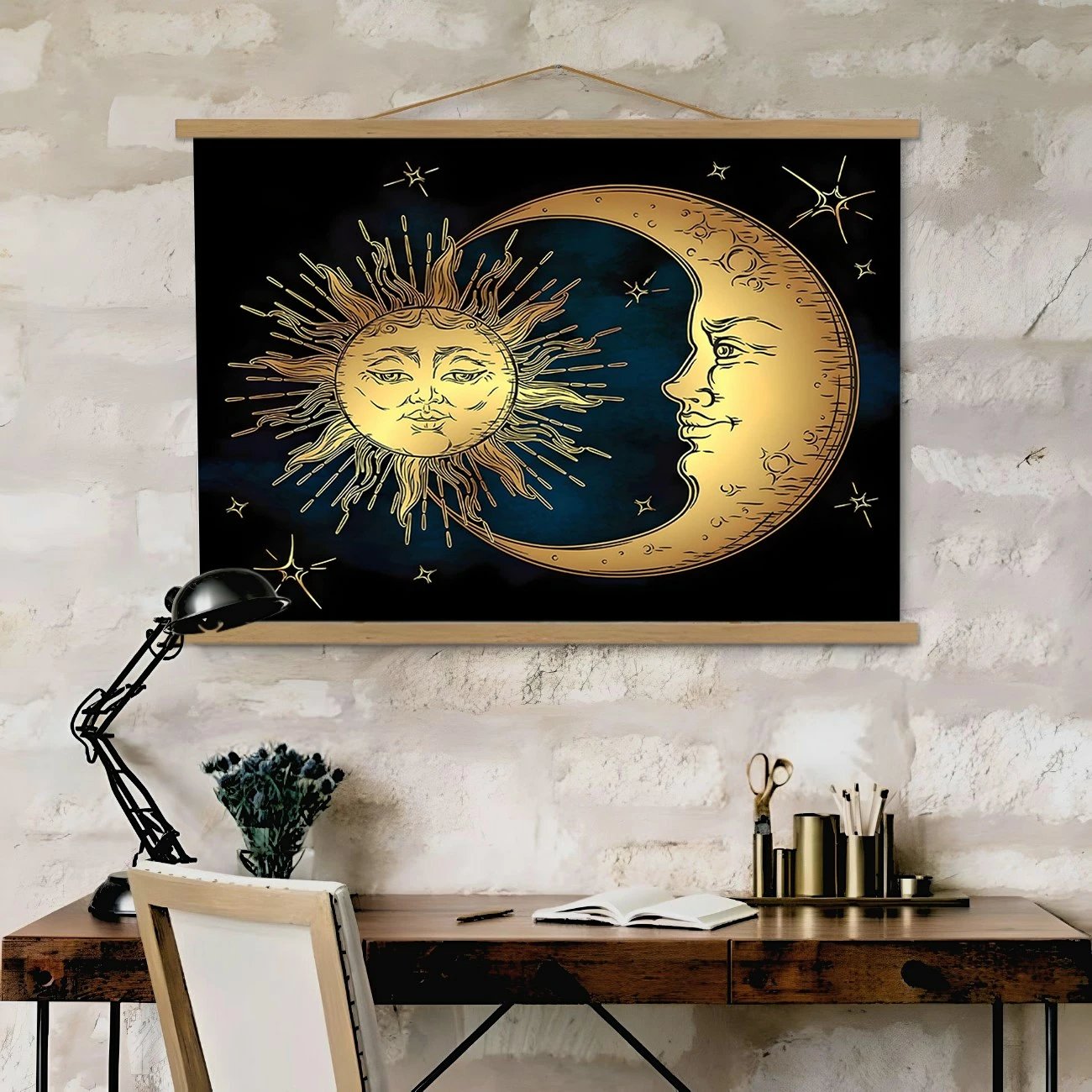 Pikturë dekorative me kornizë, shumëngjyrëshe, Wallity, MRG42, 50x70cm