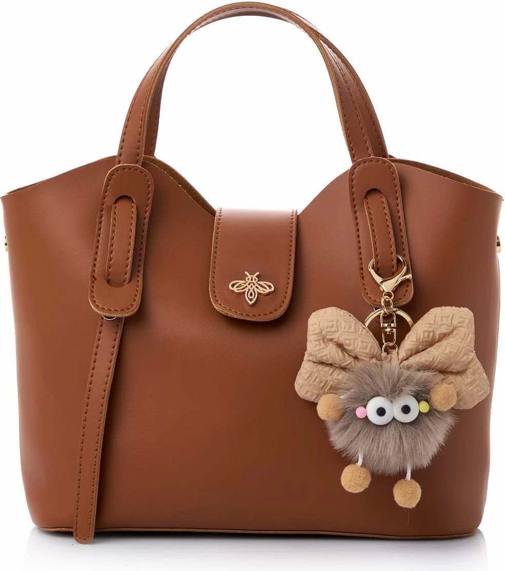 Çantë krahu Lucky Bees, ngjyrë tan