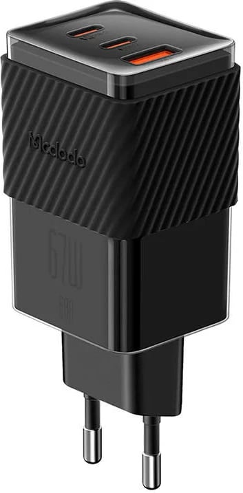 Karikues Mcdodo CH-1501 GaN 65W, 2x USB-C, USB-A, i zi