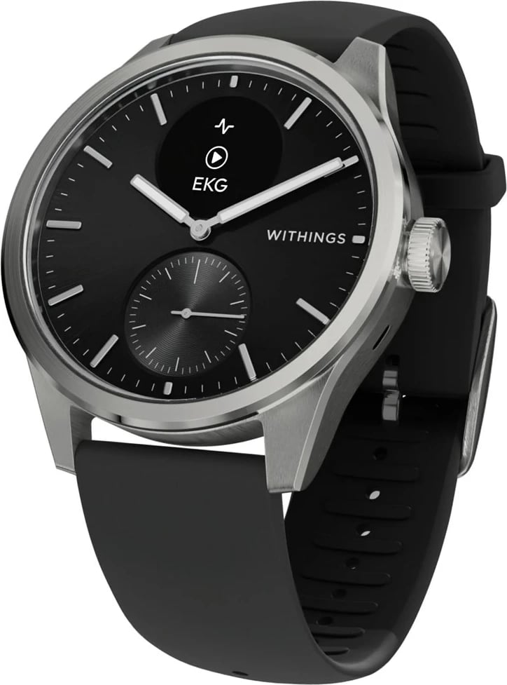Smartwatch Withings ScanWatch 2, 42mm, OLED, e zezë