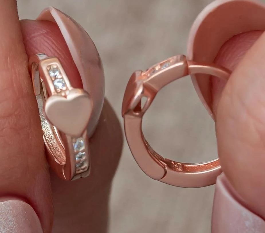 Vathë argjendi Jumeon, ngjyrë rozë e artë, NRZ999396