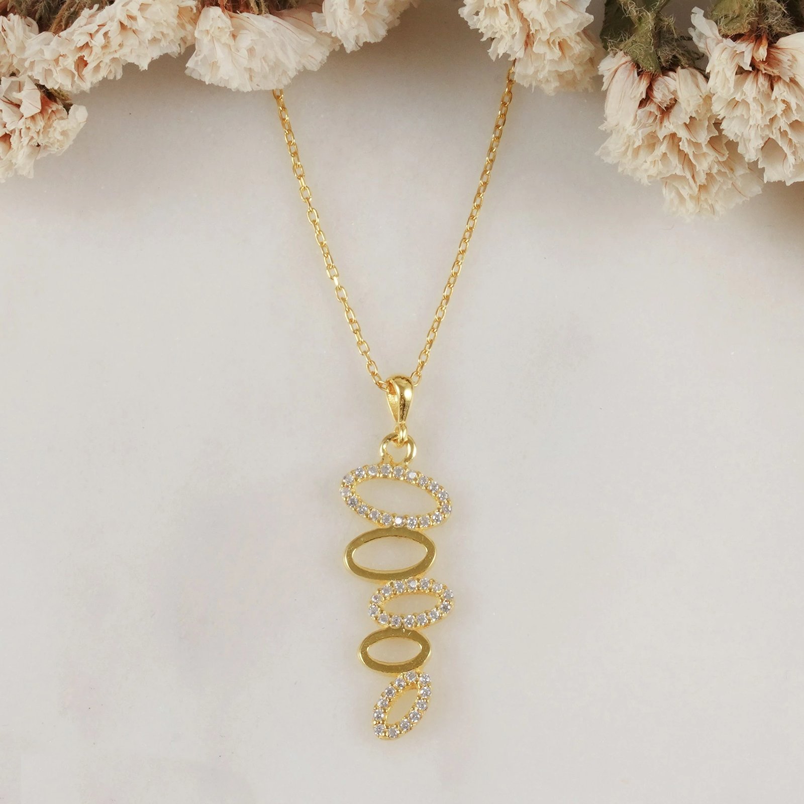 Varëse argjendi Jumeon, ngjyrë ari rozë, 9714ROS