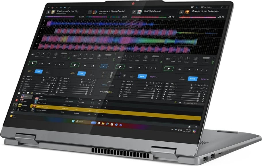 Kompjuter 2-në-1 Lenovo IdeaPad 5 Copilot+, 14", Snapdragon X1P-42-100, 16 GB RAM, 1 TB SSD, Gri