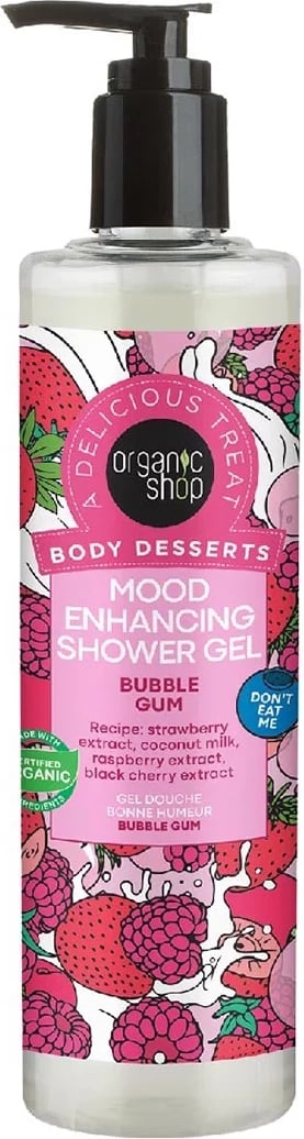 Xhel dushi Organic Shop Body Desserts Bubblegum Mood Enhancing 280ml