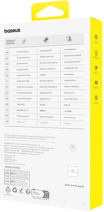 Mbështjellës Baseus OS-Lucent Series për iPhone 15 Pro, transparent Mbështjellës Baseus OS-Lucent Series për iPhone 15 Pro, transparent