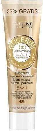 Krem maskë për duar dhe thonj Eveline Cosmetics Glycerin 5-in-1, 100ml