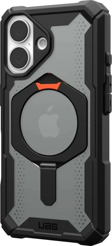 Mbështjellës Urban Armor Gear Plasma XTE për celular, për Apple, 6.1", TPU, zi-portokalli