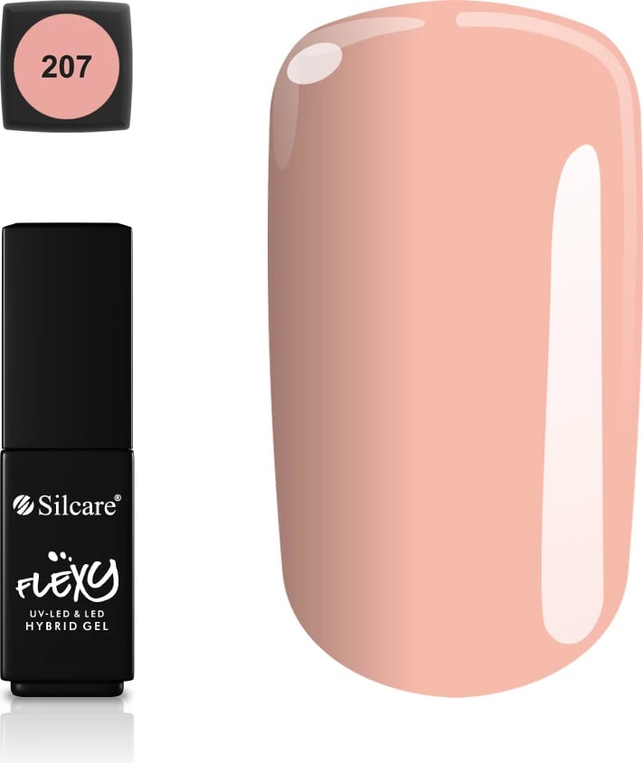 Llak për thonj Silcare Flexy Hybrid Gel 207, 4.5g