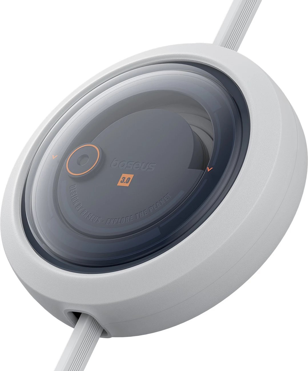 Kabllo tërheqëse Baseus Free2Draw CB000084, 1.1m, USB-C/Lightning/micro USB, 100W, Bardhë