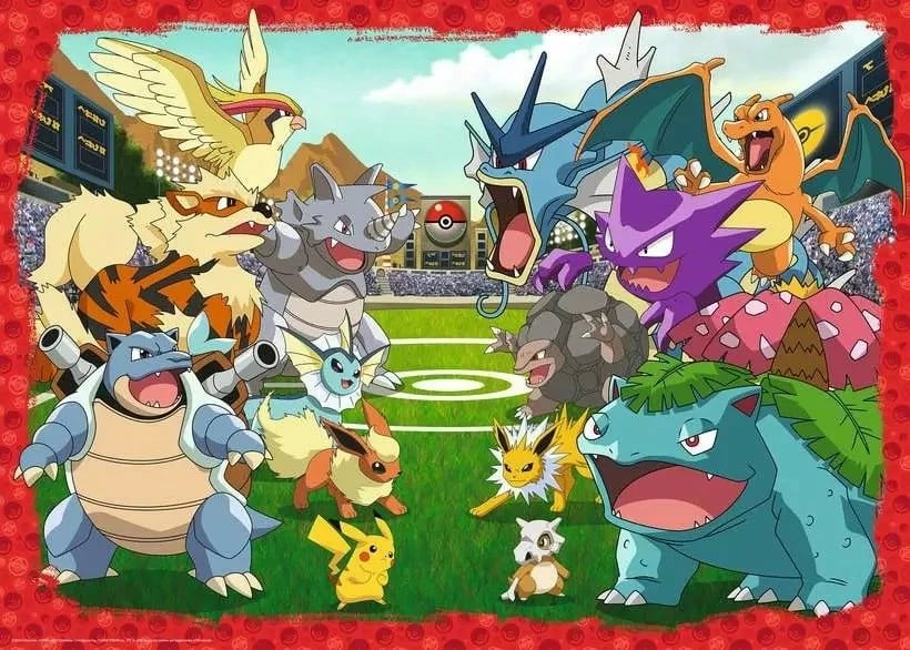 Puzzle Ravensburger Pokemon Final Battle 1000 pjesë