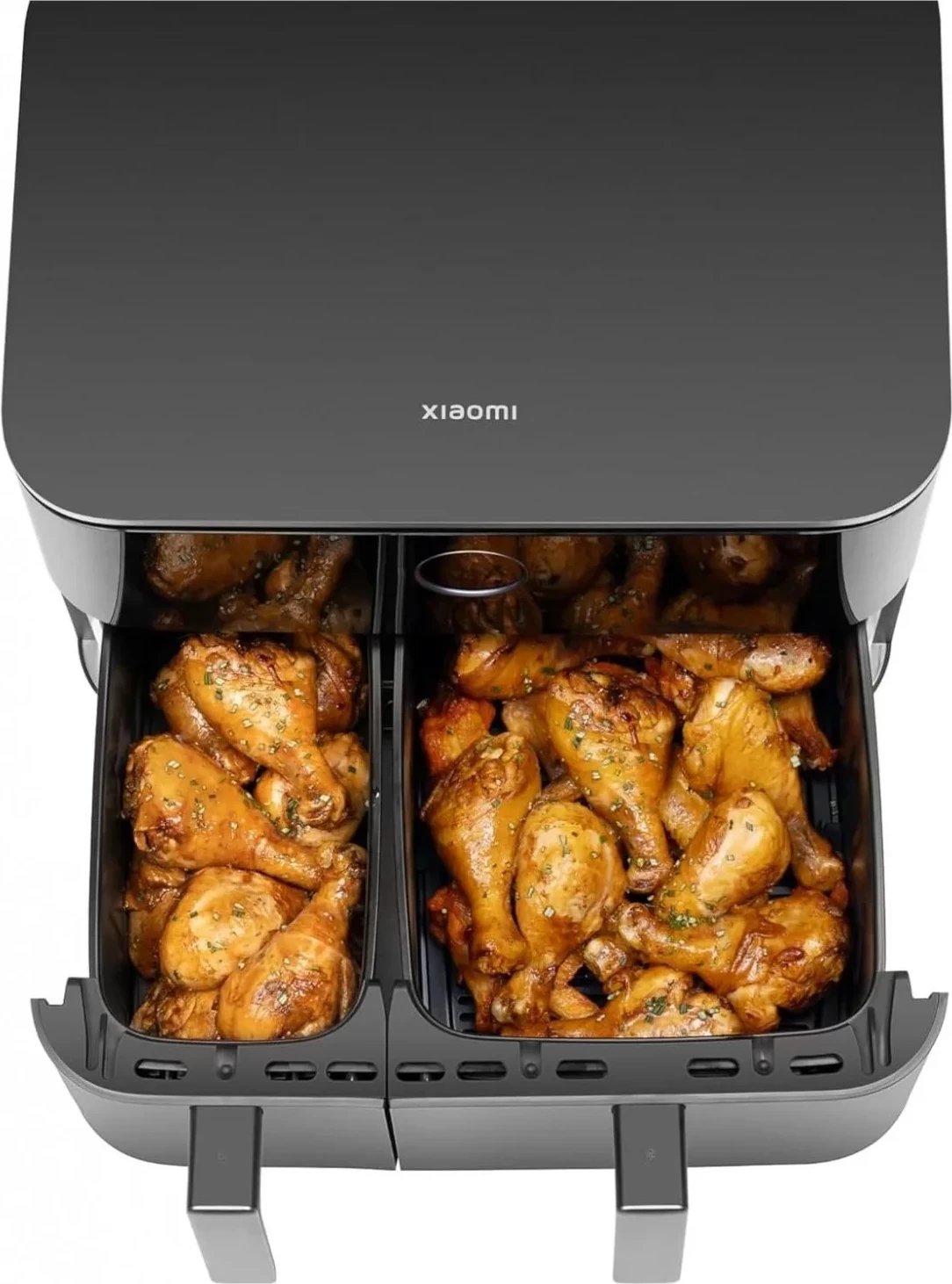 Fryer ajri Xiaomi Dual Zone 10L, aplikacion, dy shporta, e zezë