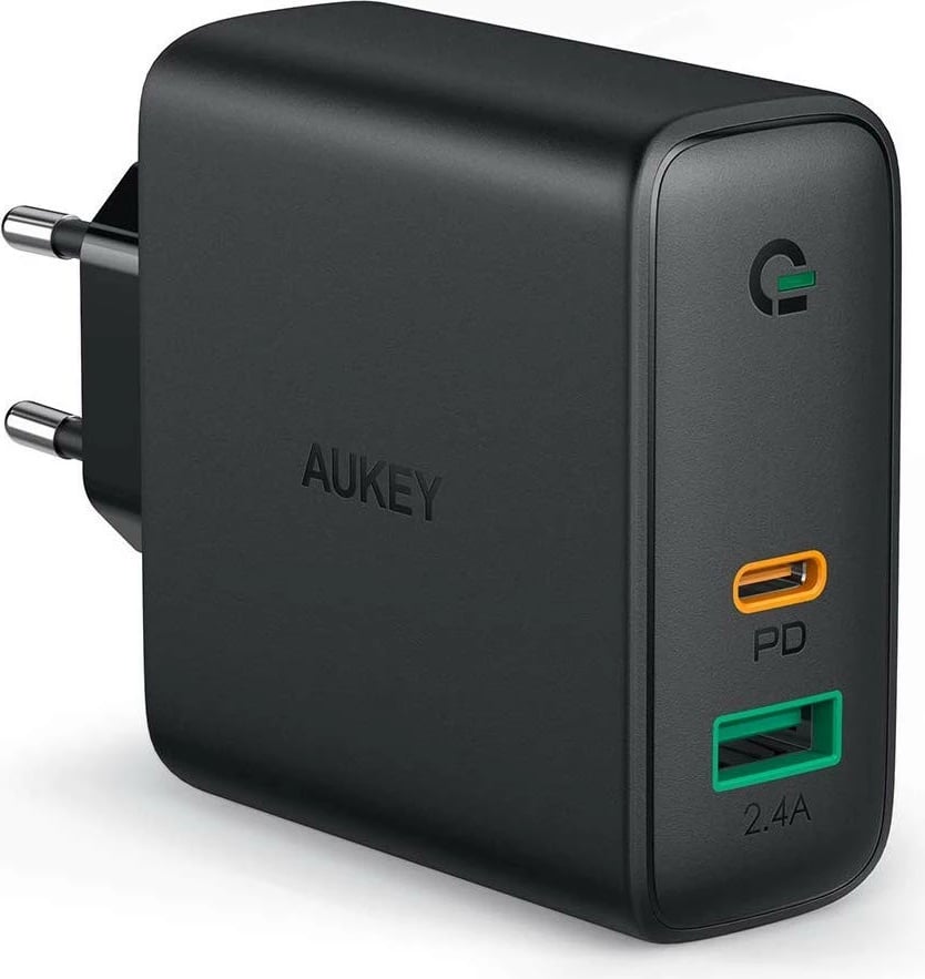 Karikues muri AUKEY PA-D3, 60W, 2xUSB (USB-C + USB 3.0), i zi
