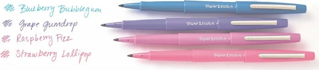 Set stilolapsa PaperMate Flair 12 ngjyra pastel, 0.7mm