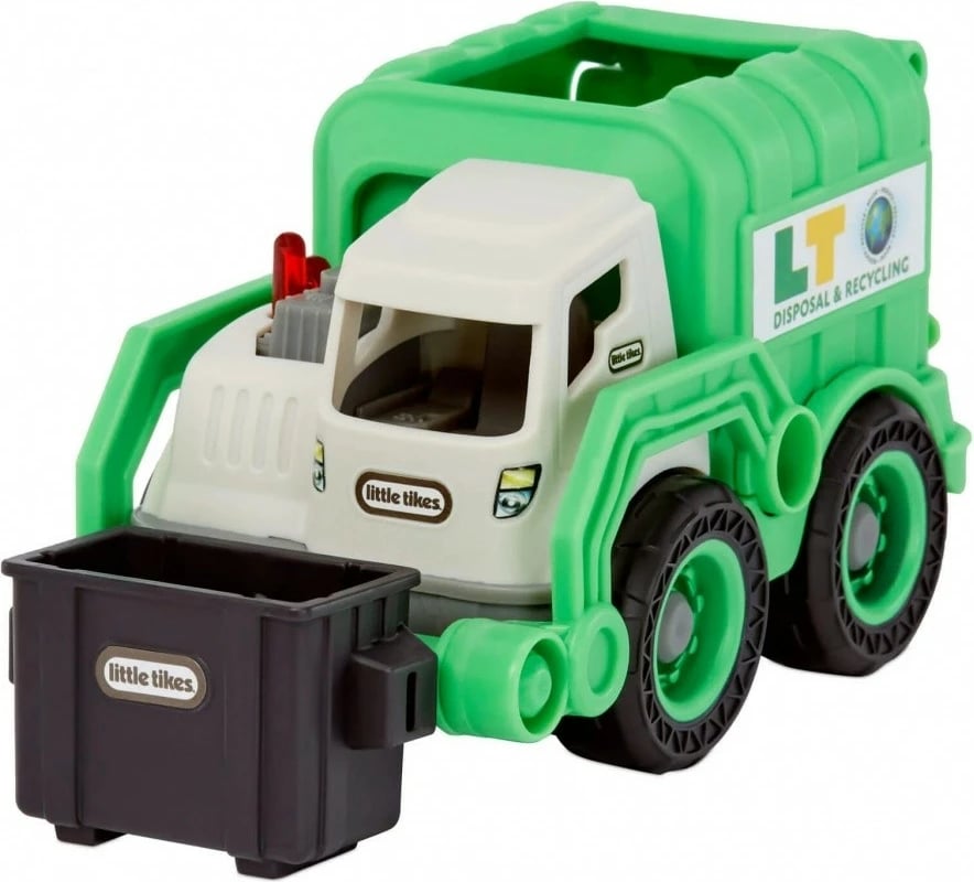 Kamion mbeturinash lodër Little Tikes Dirt Digger Minis, plastikë, gjelbër/gri/bardhë