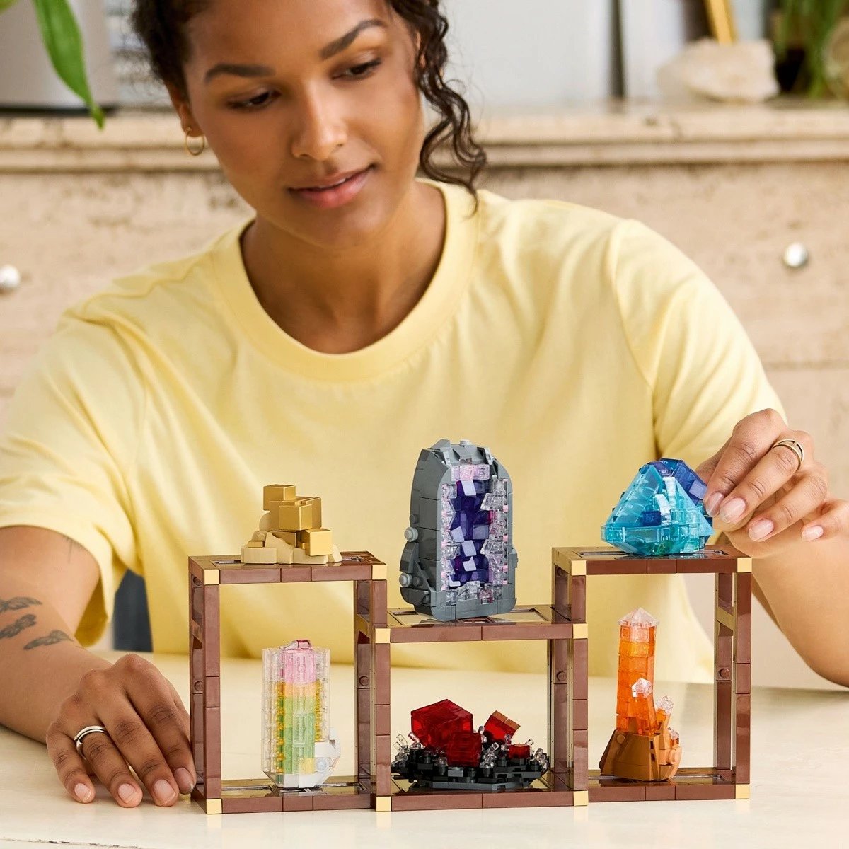set LEGO Ideas 21362 koleksion mineral 880 pjesë 18+