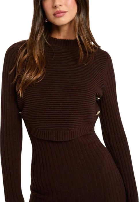 Fustan Morgan De Toi femra, kafe