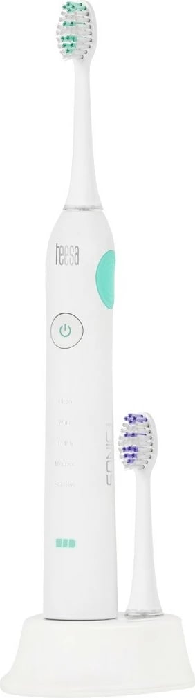 Furçë dhëmbësh elektrike TEESA Sonic PRO TSA8011, e bardhë, set me 2 koka