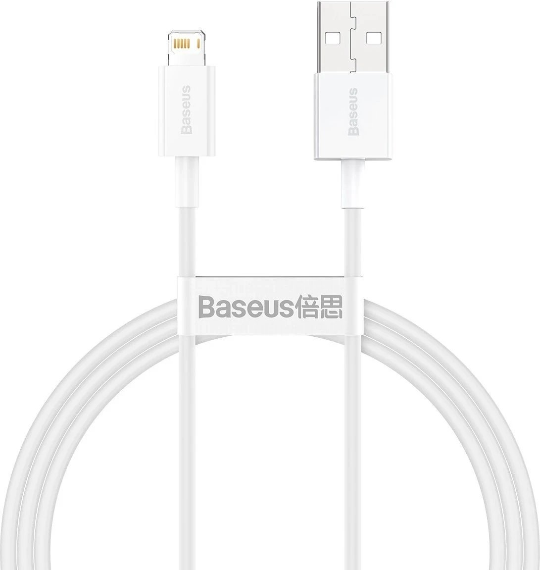 Kabllo USB për serinë Lightning Baseus Superior, 2.4A, 1m (e bardhë)