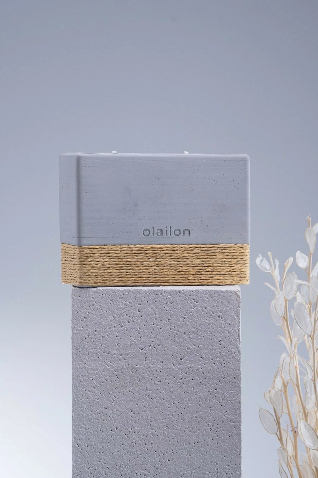 Qiri aromatik Harmony, ngjyrë gri, Evila Originals