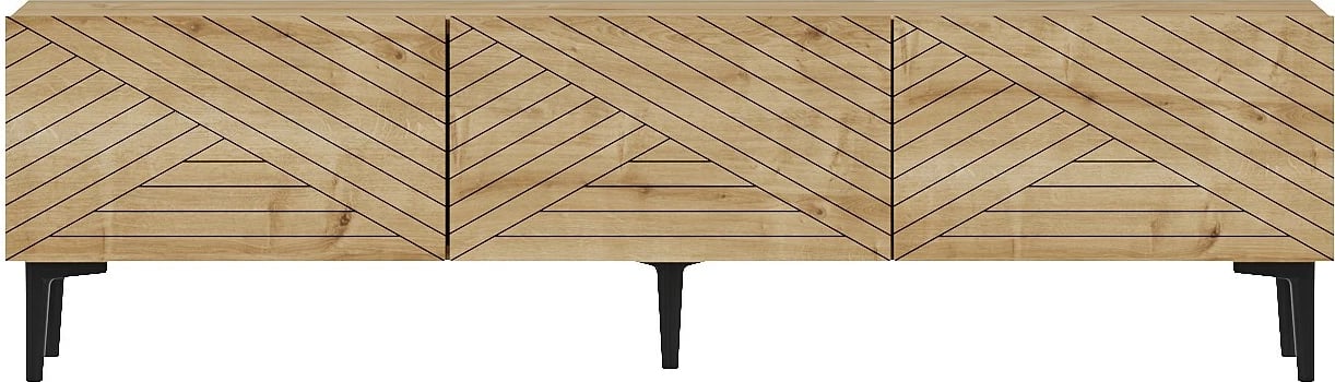 Komodë TV Skye Decor, ngjyrë lisi safir, Felix