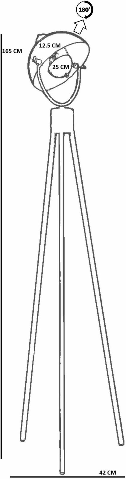 Llambë dyshemeje Opviq, portokalli, 8931-4