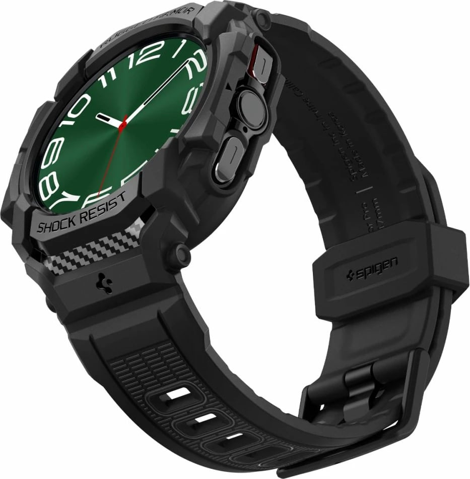 Mbështjellës Spigen Rugged Armor Pro për Samsung Galaxy Watch Ultra 47mm, i zi