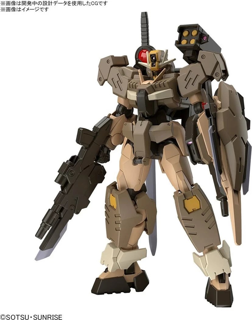 Model ndërtimi Gundam Bandai HGBM 1/144 00 Command Qan[T] Desert Type