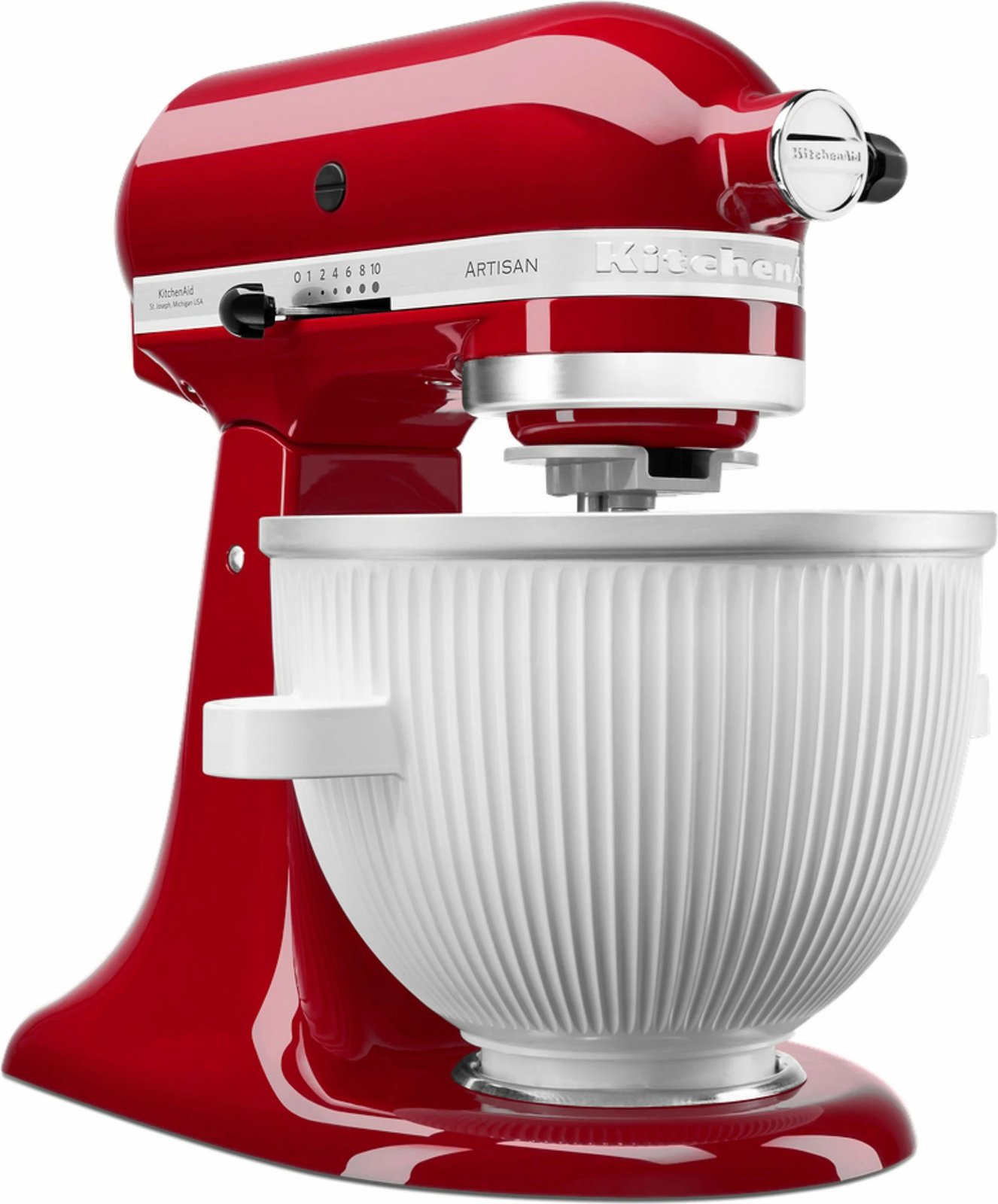 Pajisje kuzhine KitchenAid 5KSMICM, për akull të grimcuar, e kuqe
