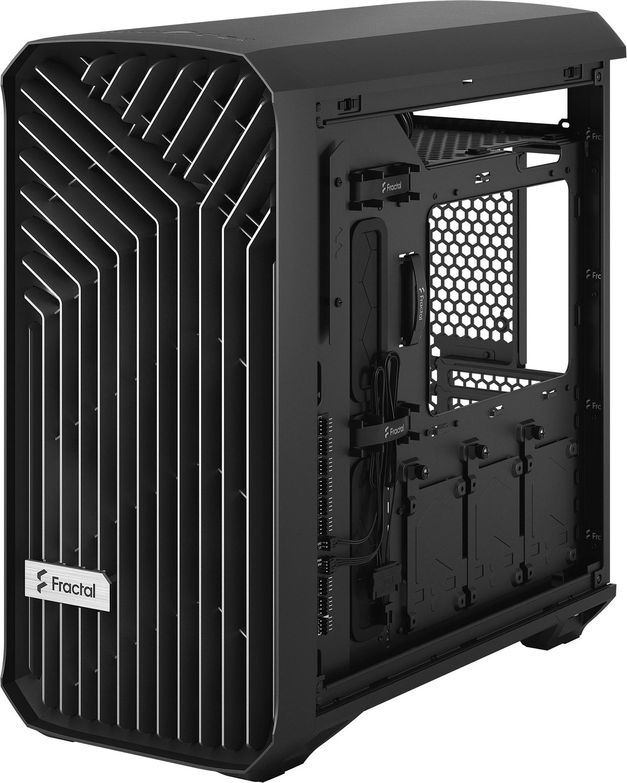 Kasë Fractal Design Torrent Compact, Tower, ATX/EATX/micro ATX/Mini-ITX, xham i temperuar, e zezë Kasë Fractal Design Torrent Compact, Tower, ATX/EATX/micro ATX/Mini-ITX, xham i temperuar, e zezë