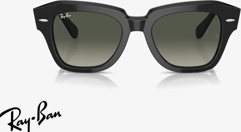 Syze dielli unisex Ray-Ban RB2186 901/71 49