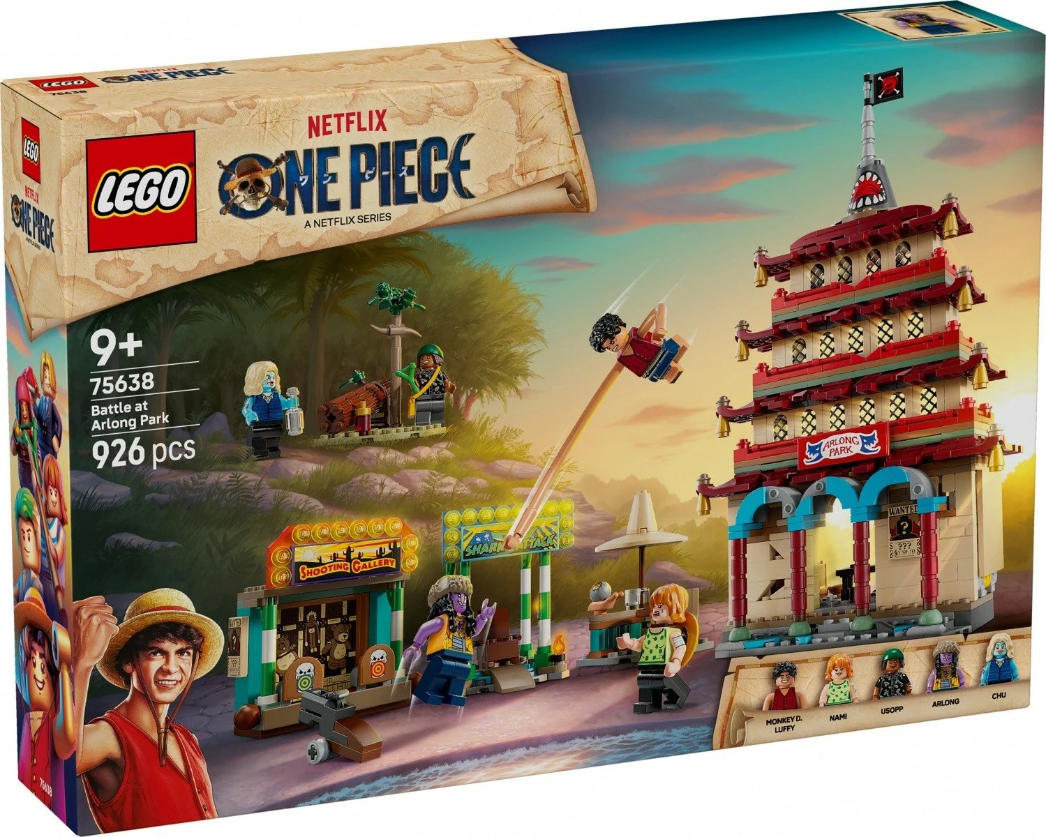 Set ndërtimi LEGO One Piece 75638 Battle at Arlong Park, 926 pjesë