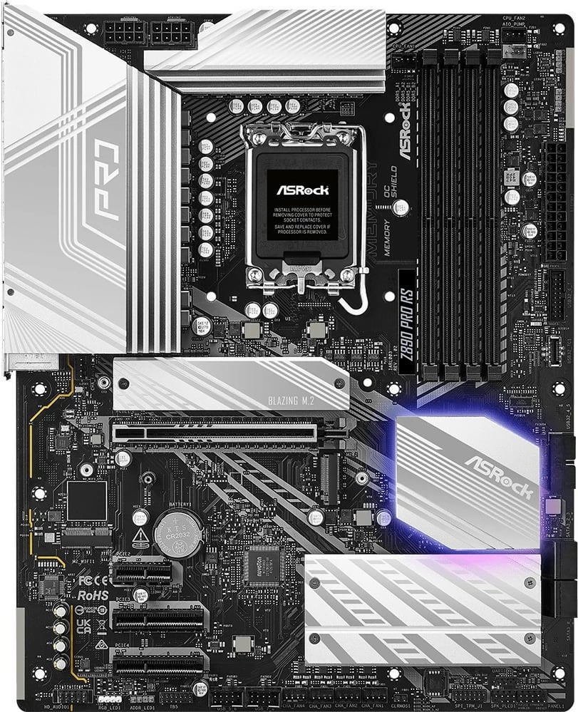 Pllakë amë, ASRock Z890 PRO RS, ATX, LGA1851, Intel Z890, DDR5, Thunderbolt 4